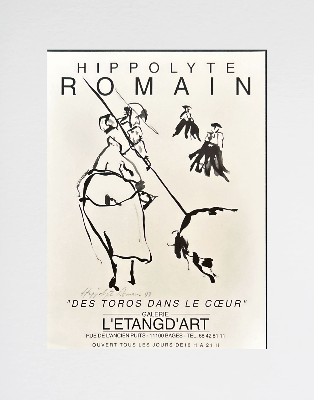 Galerie L'Etangd' Art, Hippolyte ROMAIN